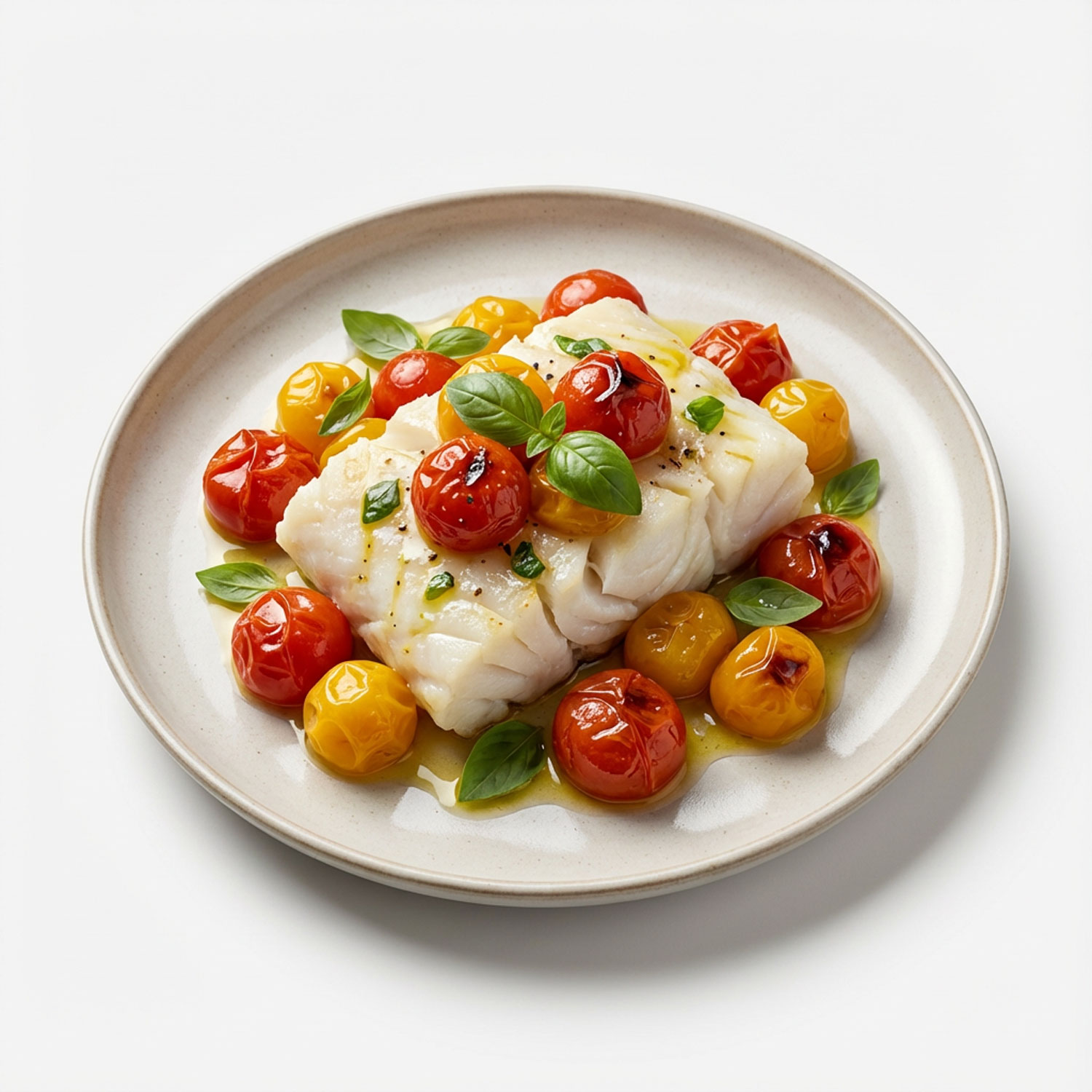 Baccalà-pomodorini-confit BACCALÀ POMODORINI CONFIT BASI - immagine 1