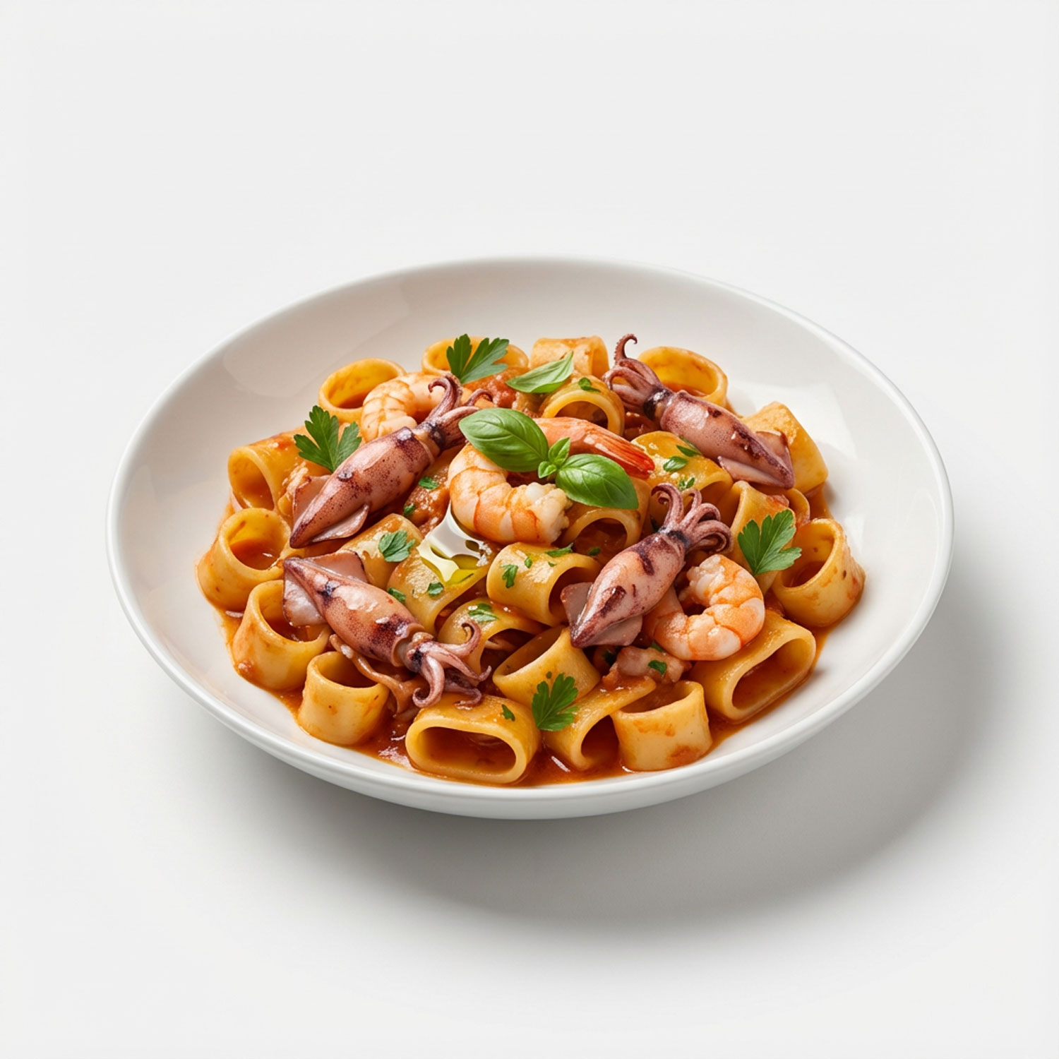 CALAMARATA-TOTANI-E-GAMBERI CALAMARATA TOTANI E GAMBERI - immagine 1