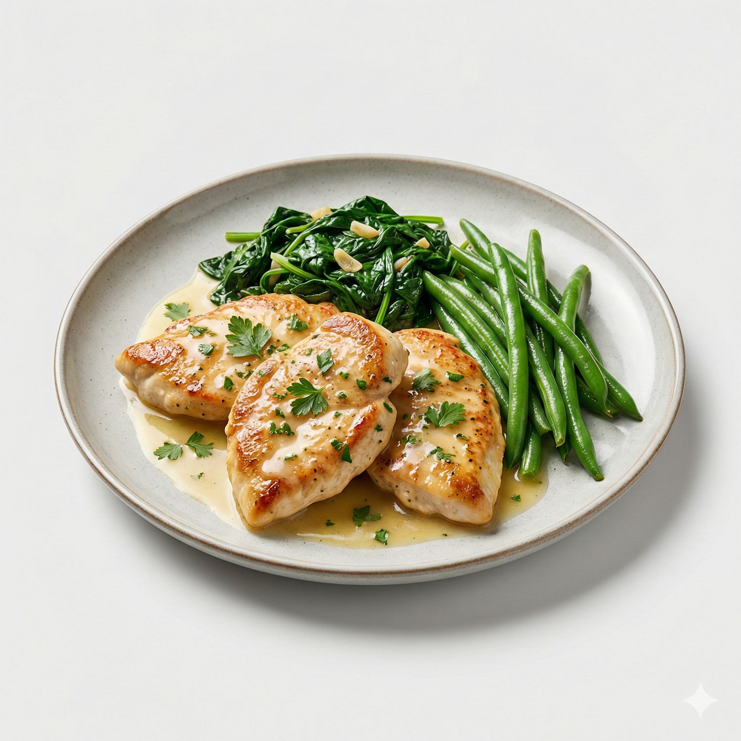 SCALOPPINA-POLLO-S.E-FAGIOLINI SCALOPPINA POLLO S.E FAGIOLINI - immagine 1