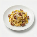 TAGLIATELLE PORRI E SALSICIA